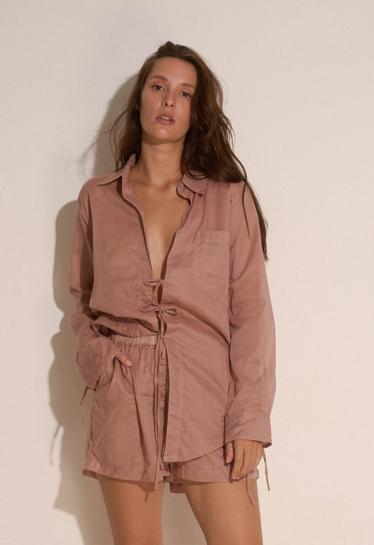 Organic cotton set / Dusty Rose